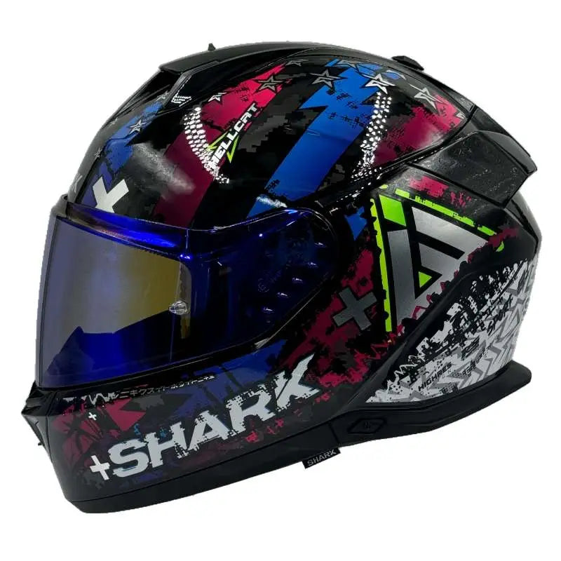 Shark Skwal i3 Hellcat Black Chrom Blue KUB