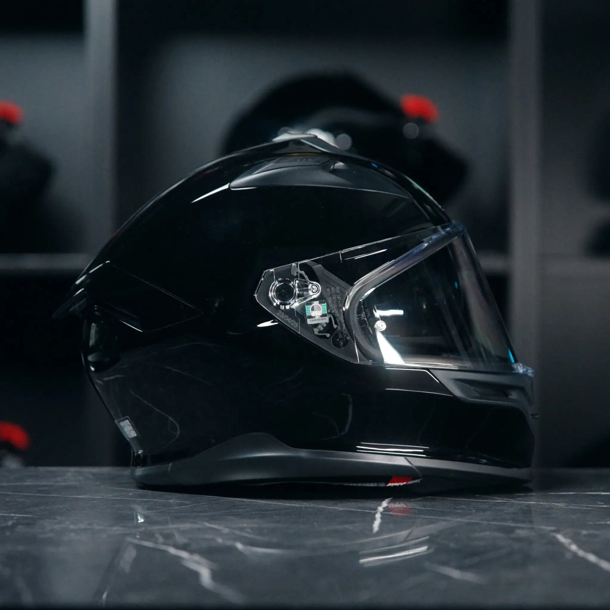 AGV K7 Mono Glans Zwart