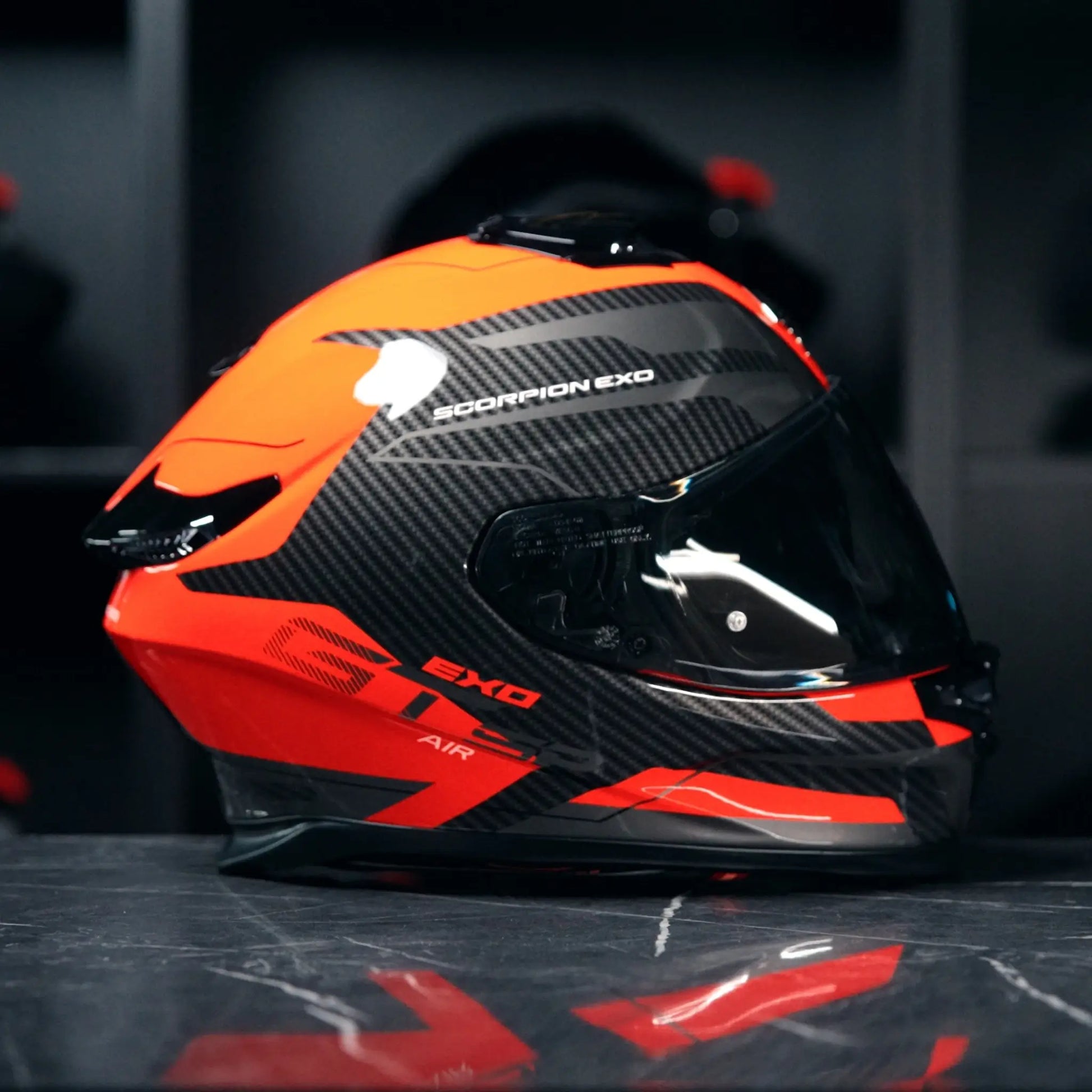 Scorpion EXO-GT SP Air Flex Black Neon Red