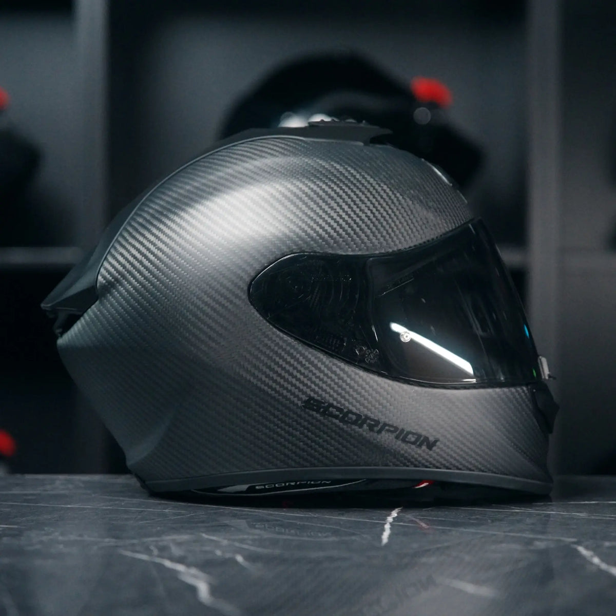 Scorpion Exo-1400 Evo II Carbon Air Solid Matt black