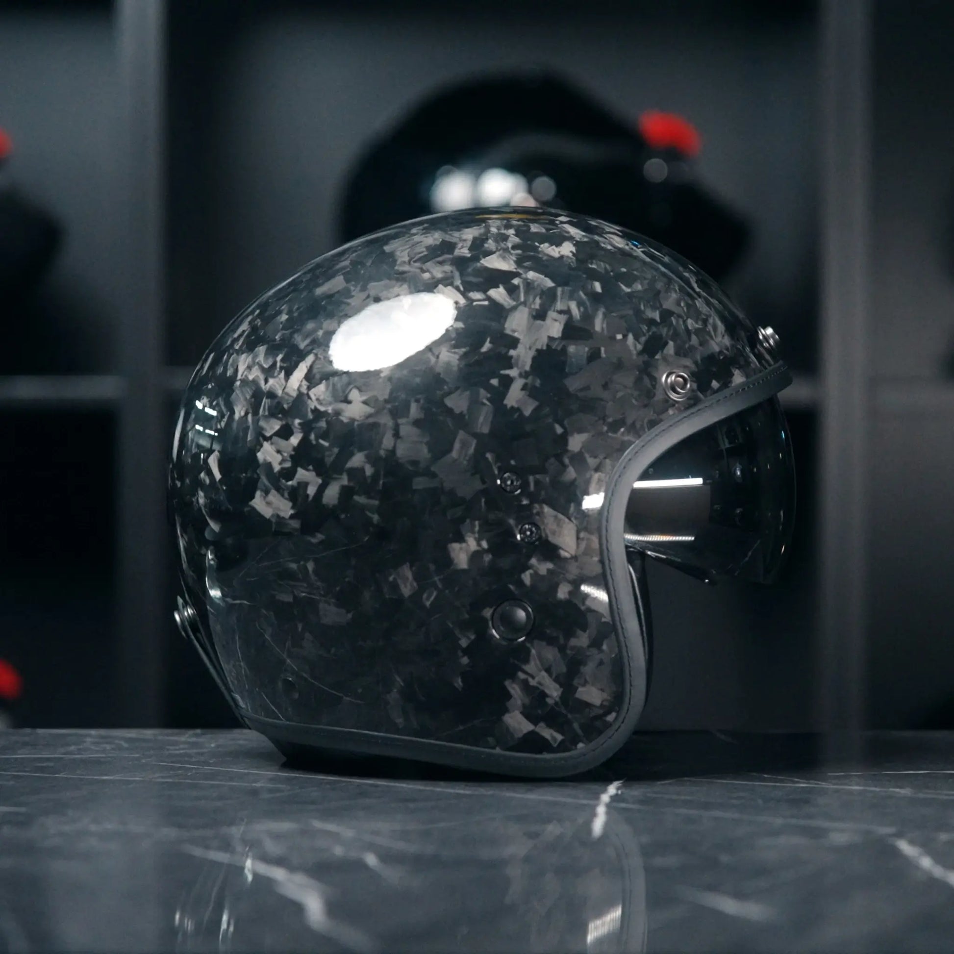 Scorpion Belfast Evo Onyx Forged Carbon Glossy Black