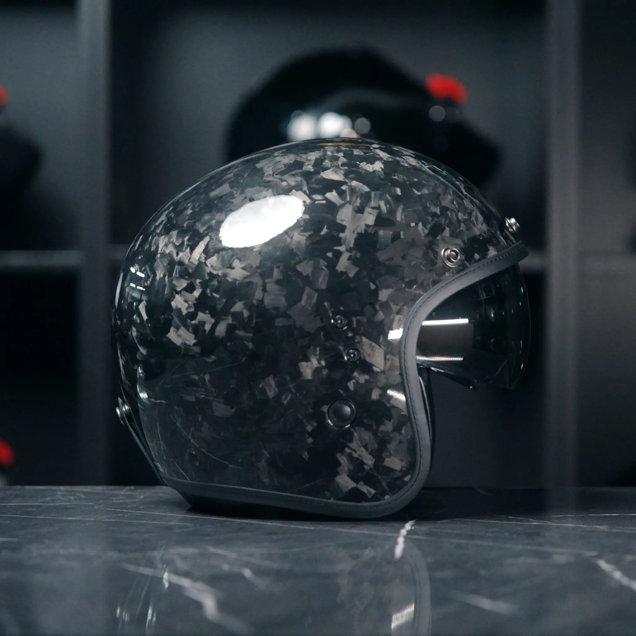 Scorpion Belfast Evo Onyx Forged Carbon Glossy Black