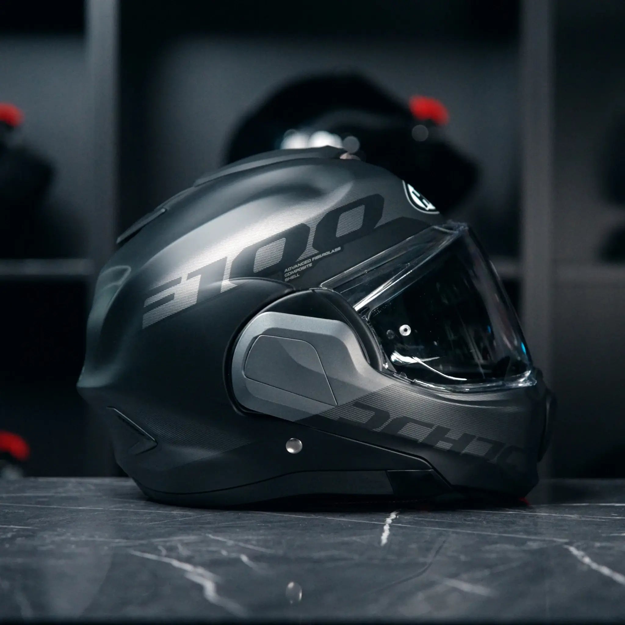 HJC F100 Hetal Grijs/Zwart