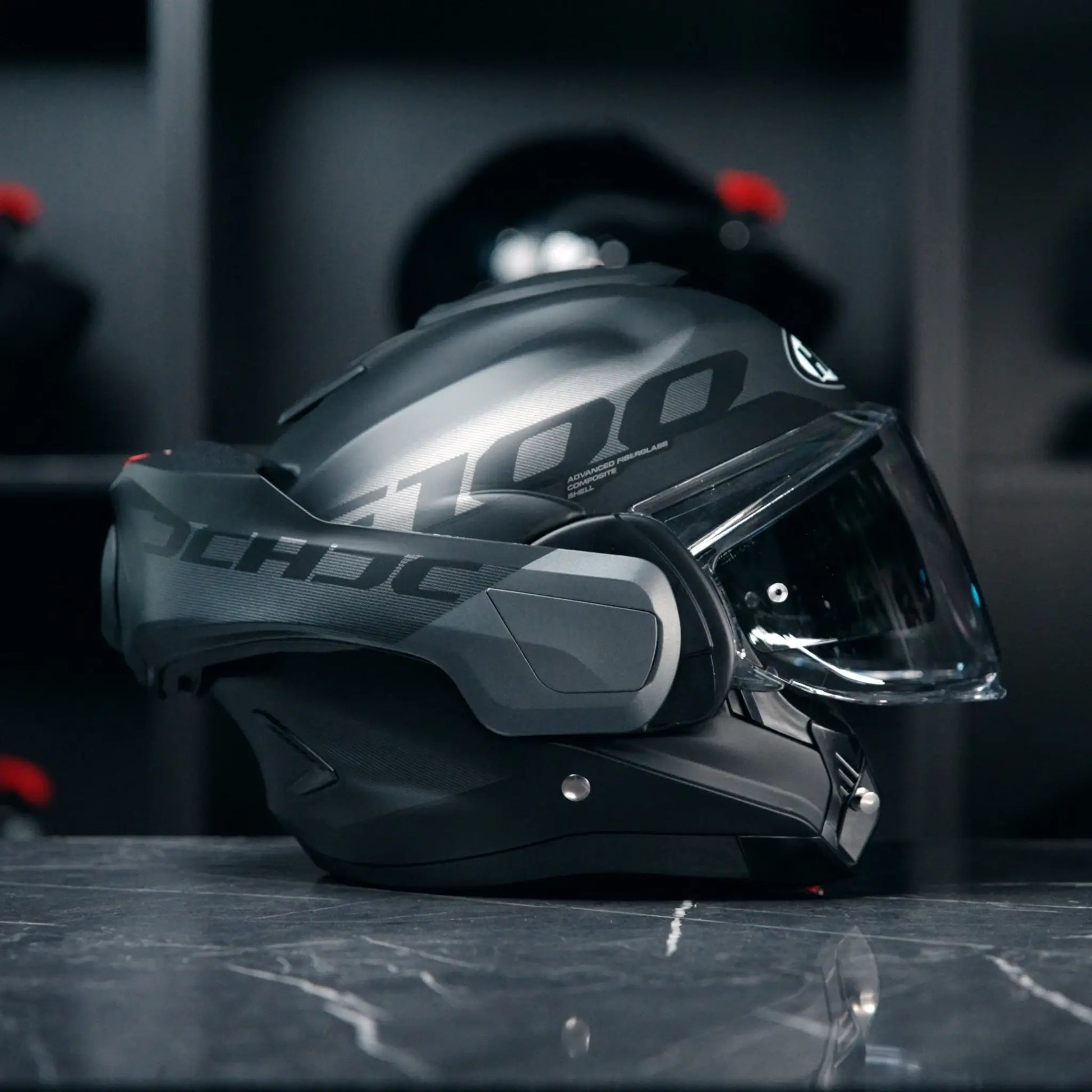 HJC F100 Hetal Grijs/Zwart