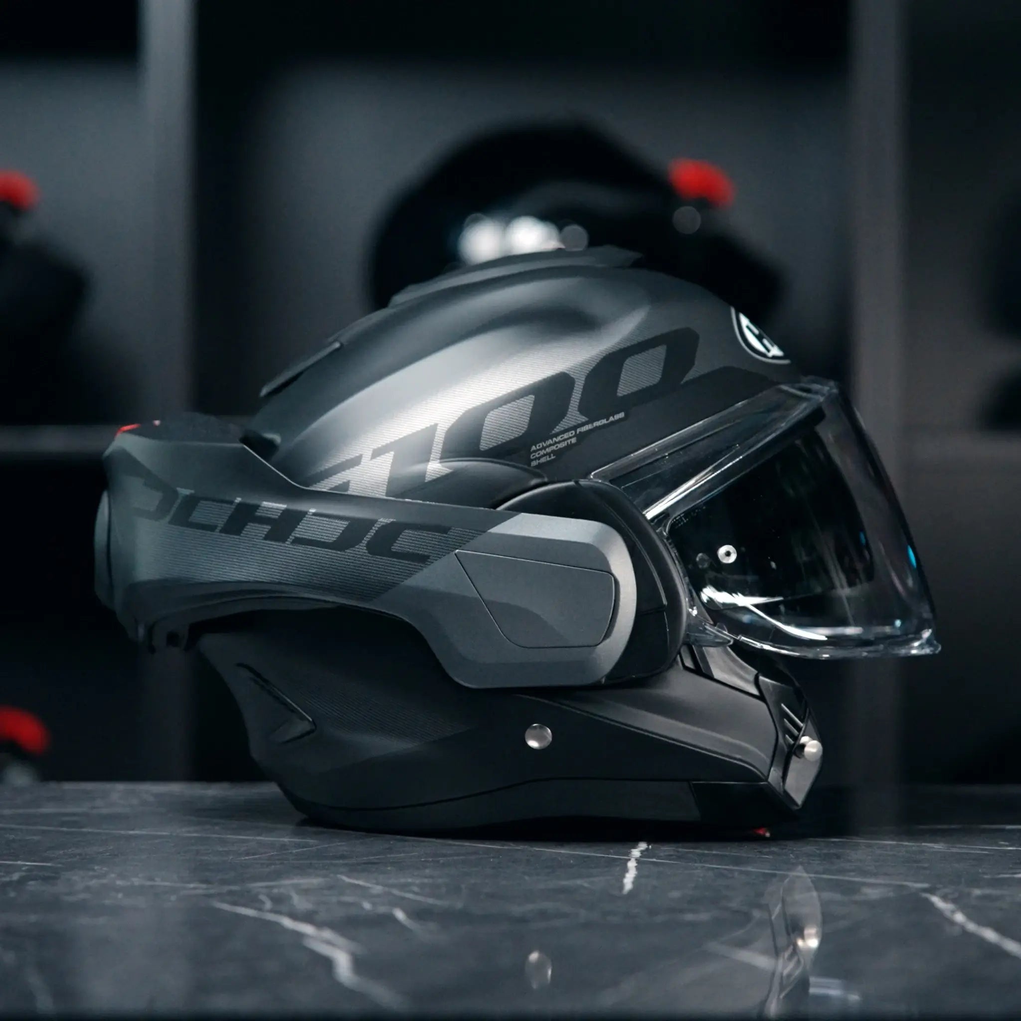 HJC F100 Hetal Grijs/Zwart