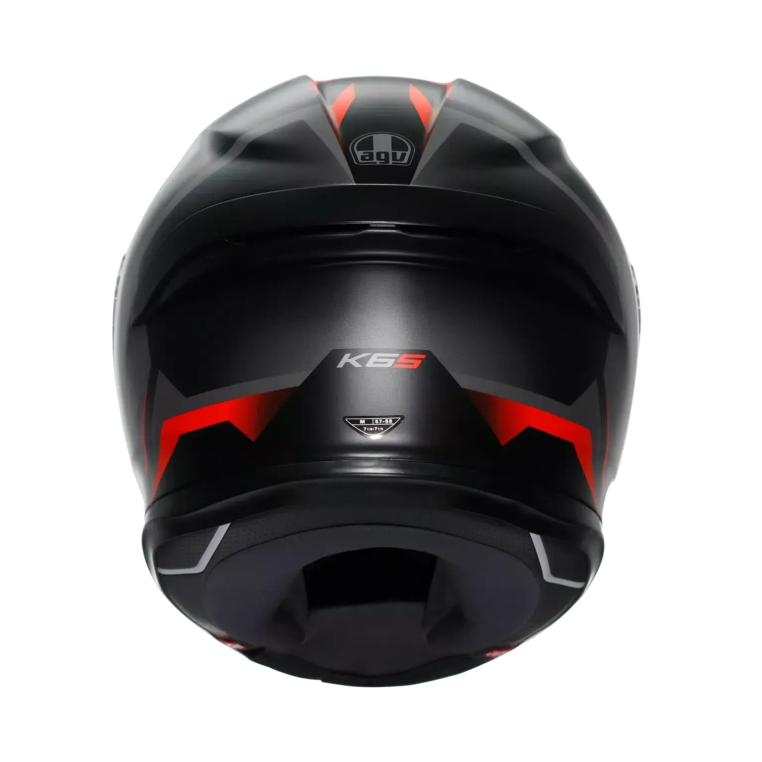 AGV K6 S Karve Matt Black Grey Red