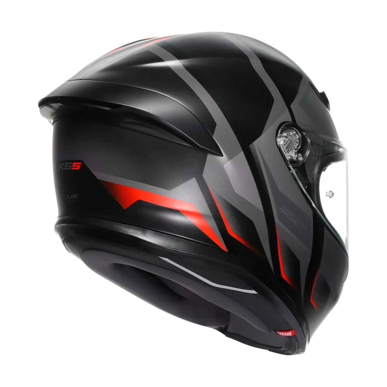AGV K6 S Karve Matt Black Grey Red
