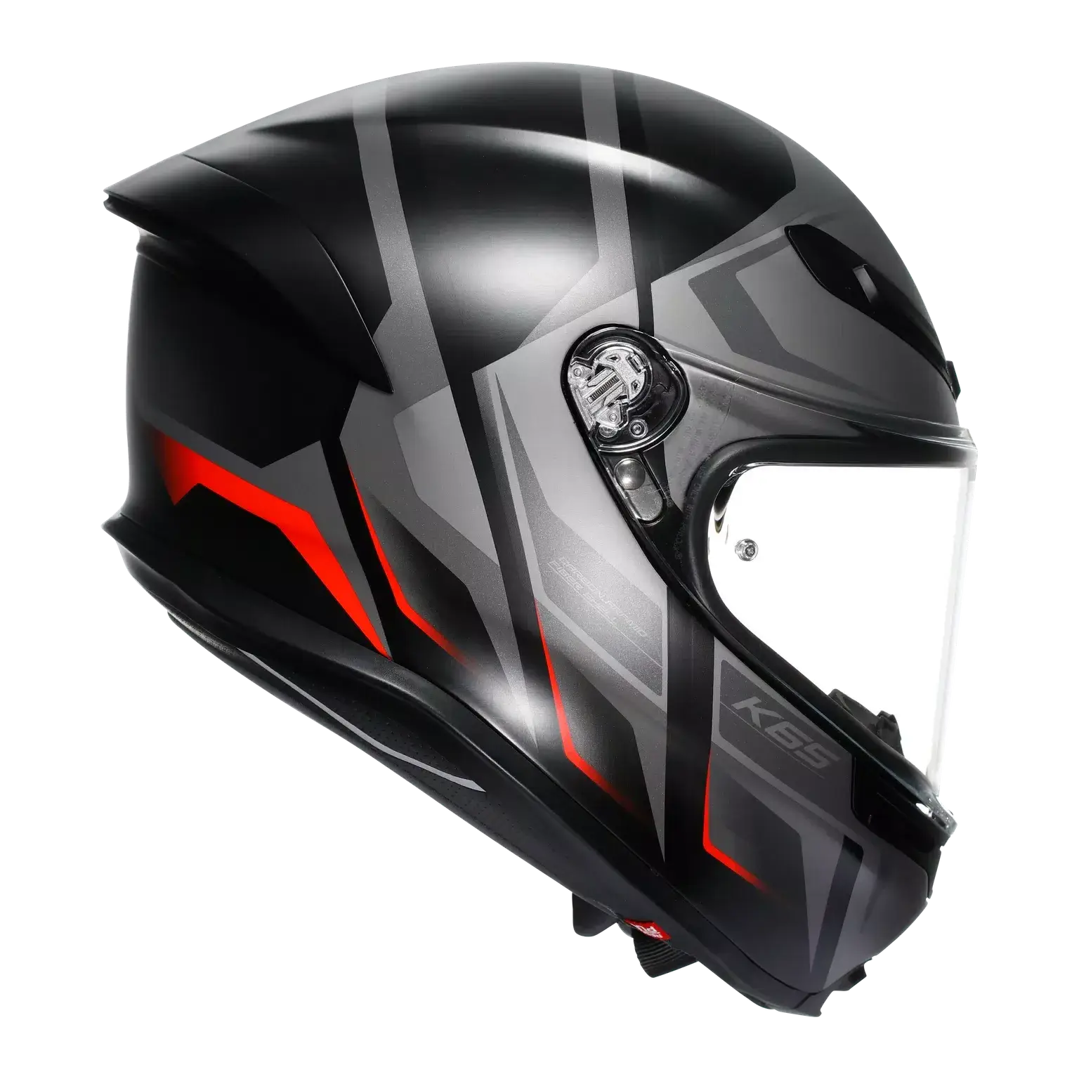 AGV K6 S Karve Matt Black Grey Red