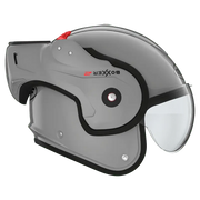 Roof RO9 Boxxer 2 motorhelm in Smokey Grey met modern design en veelzijdige functies.