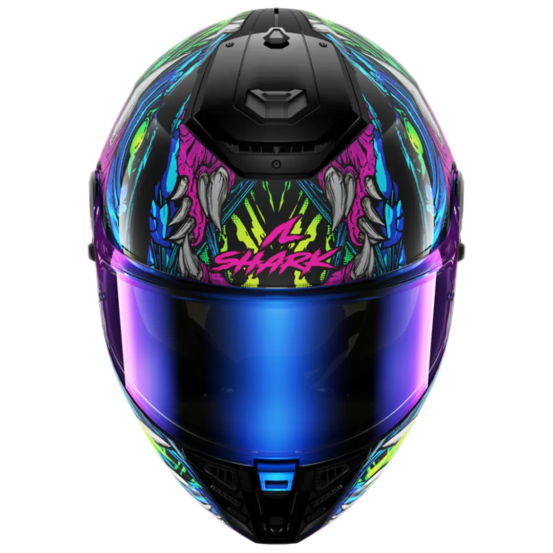 Shark Spartan RS Shaytan Black Green Violet