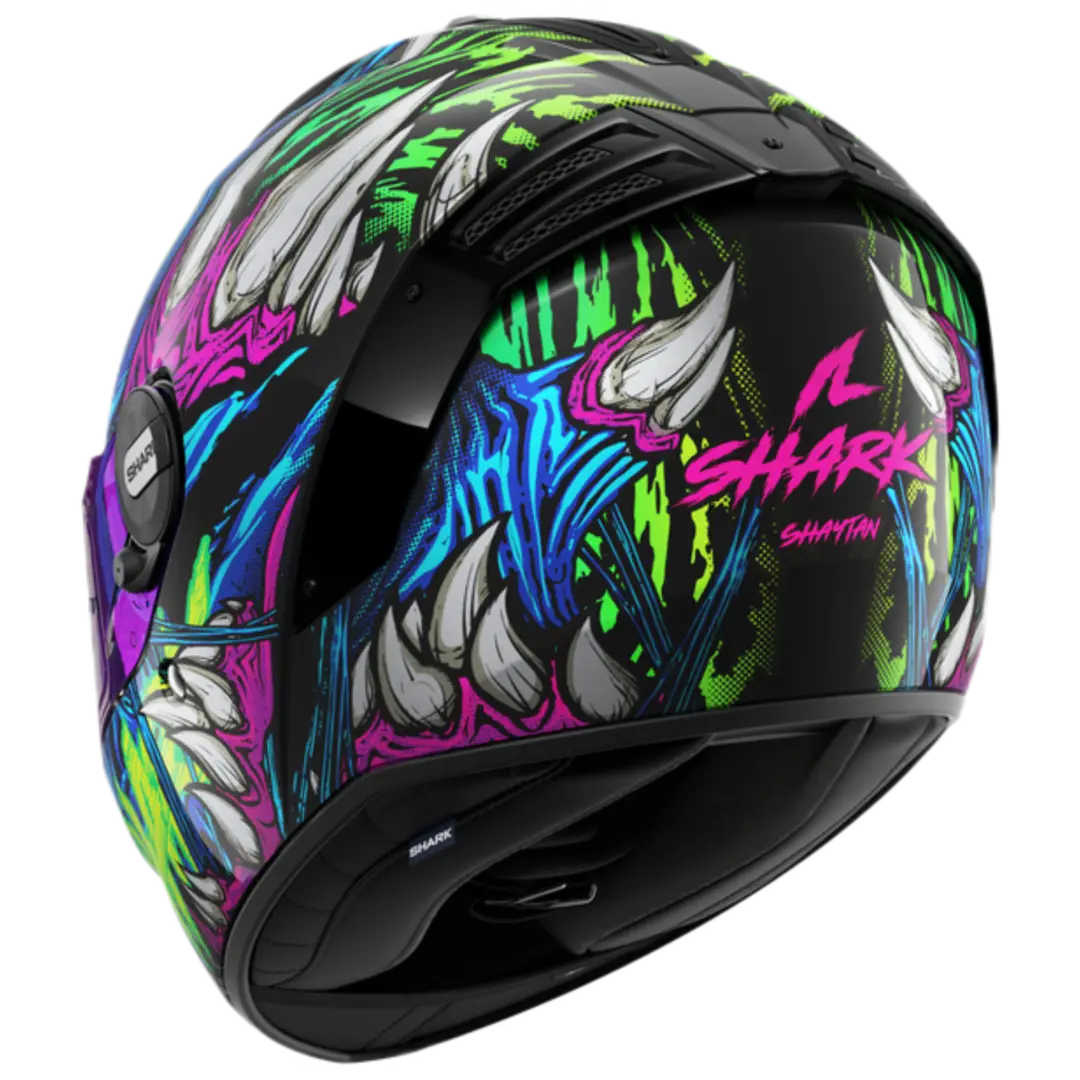 Shark Spartan RS Shaytan Black Green Violet
