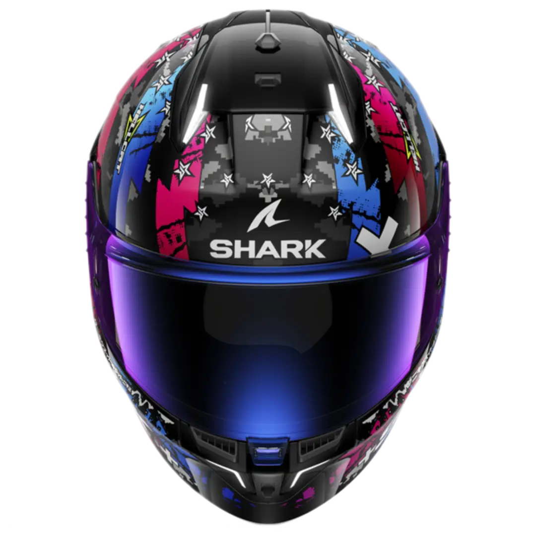 Shark Skwal i3 Hellcat Black Chrom Blue KUB