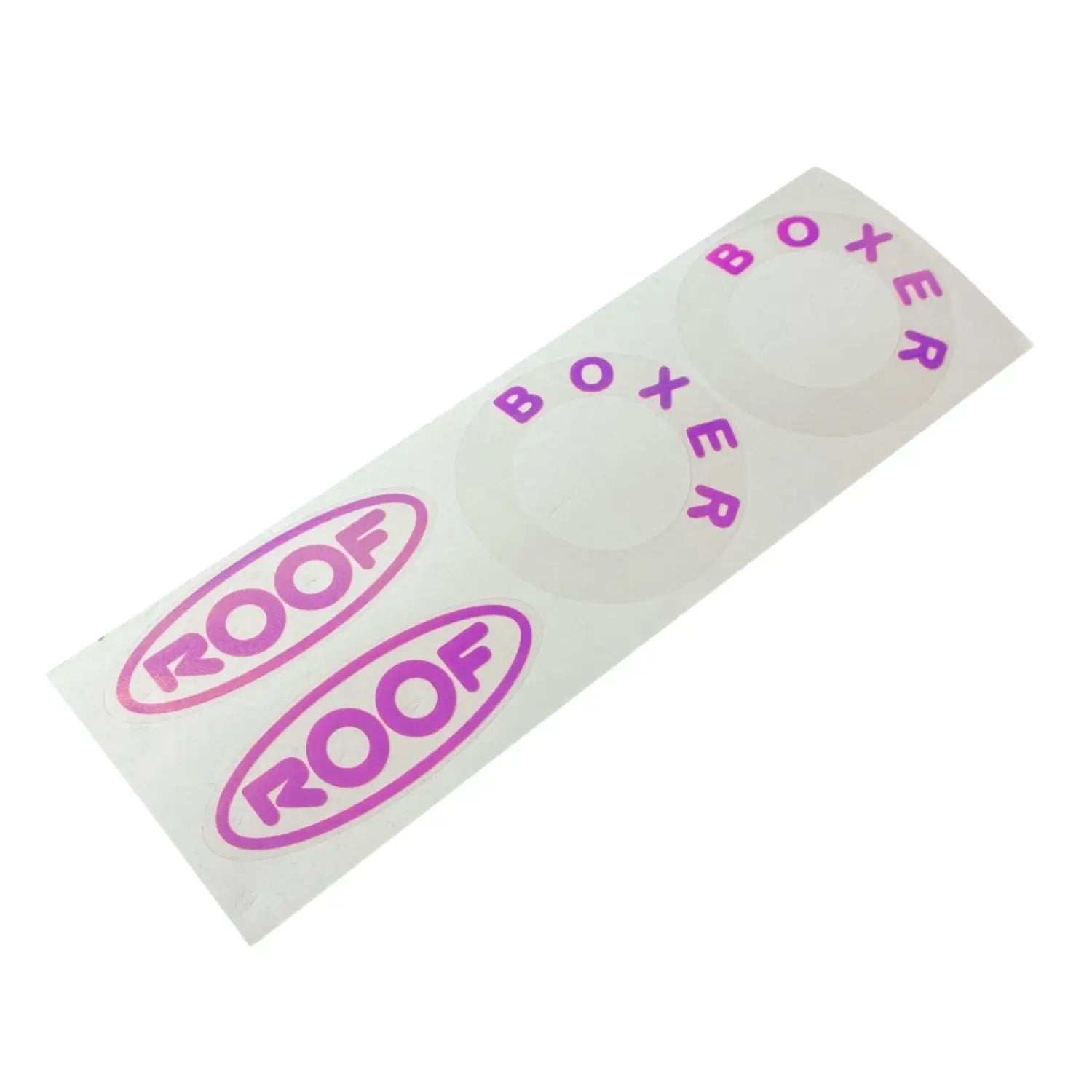 Custom Stickerset - Boxer V8/Alpha Iridium Paars