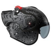 Roof Boxer V8 Alpha Blackstar Matt Graphite 22-06 motorhelm met modulaire functionaliteit en matte graphite afwerking