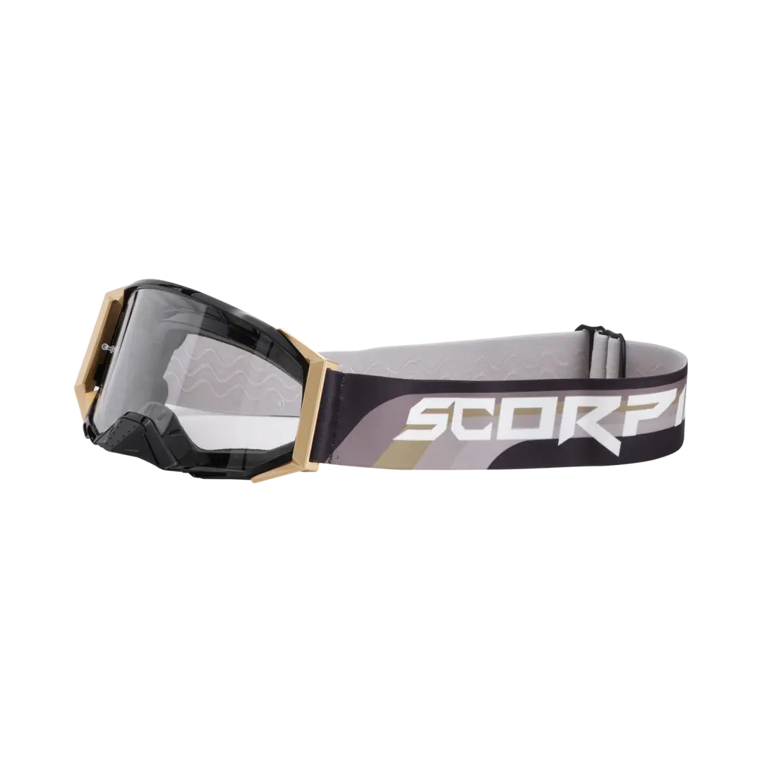 Scorpion Crossbril / Goggle Black - Gold E24