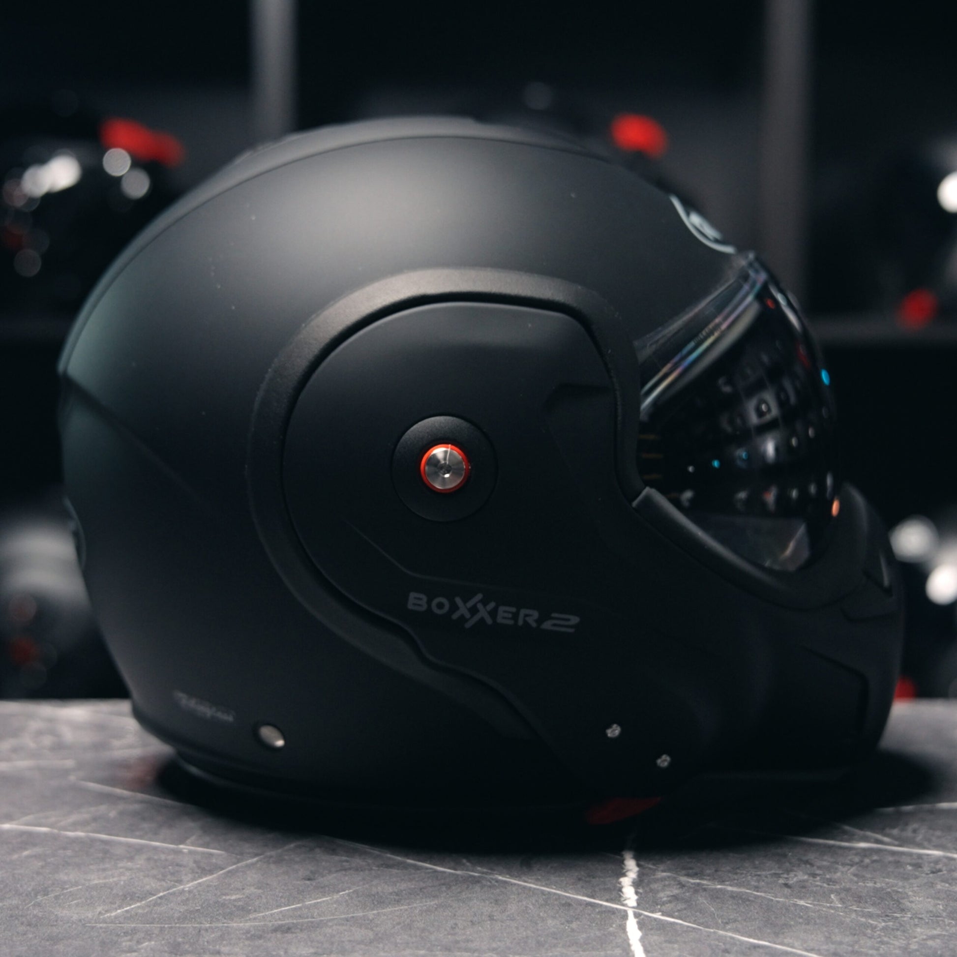 Roof RO9 Boxxer 2 Stripes Matt Black Steel