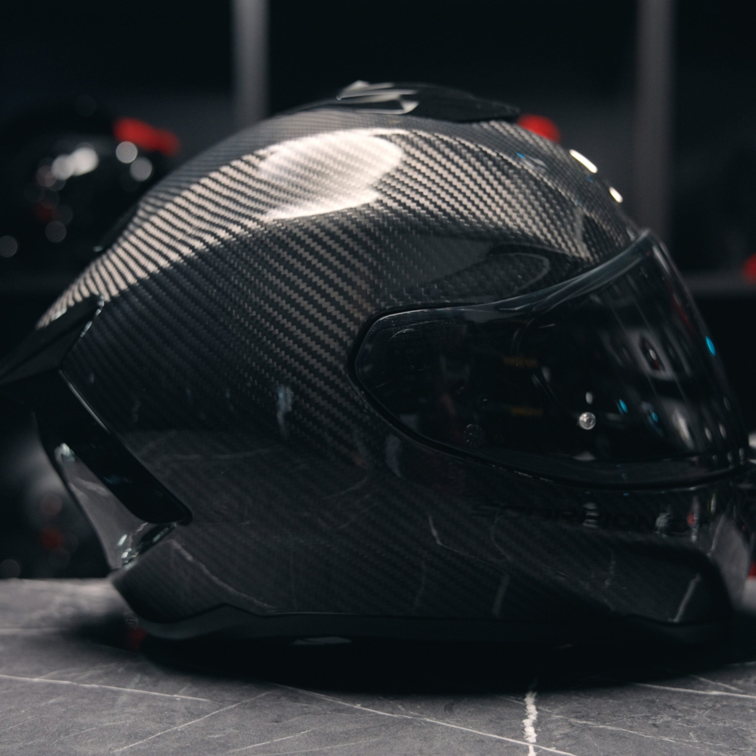 Scorpion EXO-1500 Carbon Solid Glossy Black