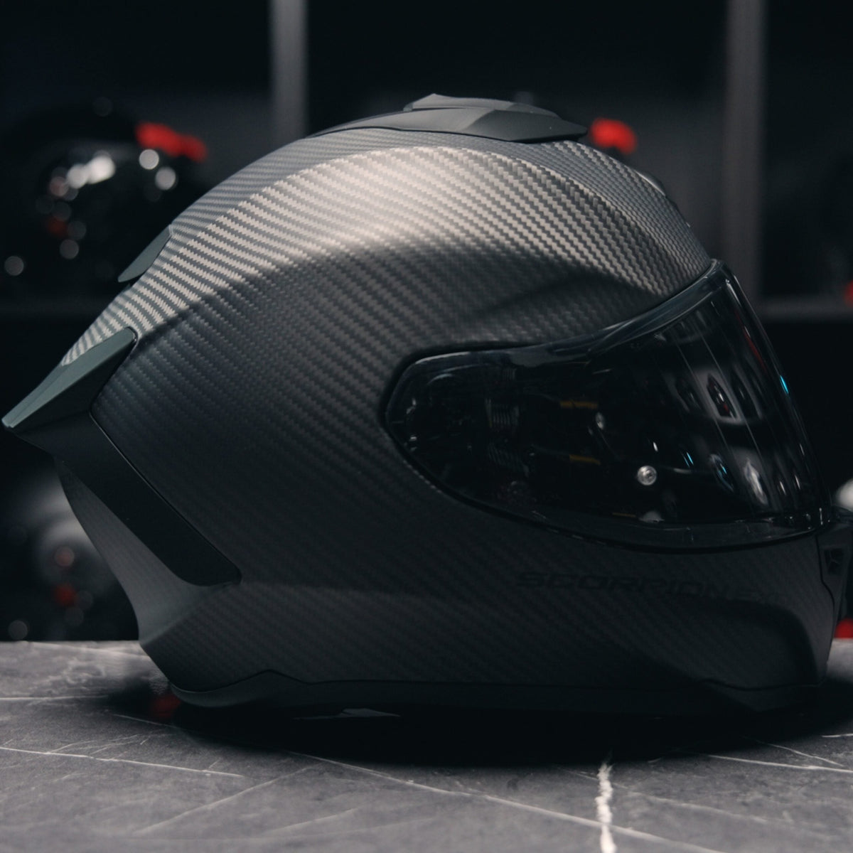 Scorpion EXO-1500 Carbon Solid Matt Black