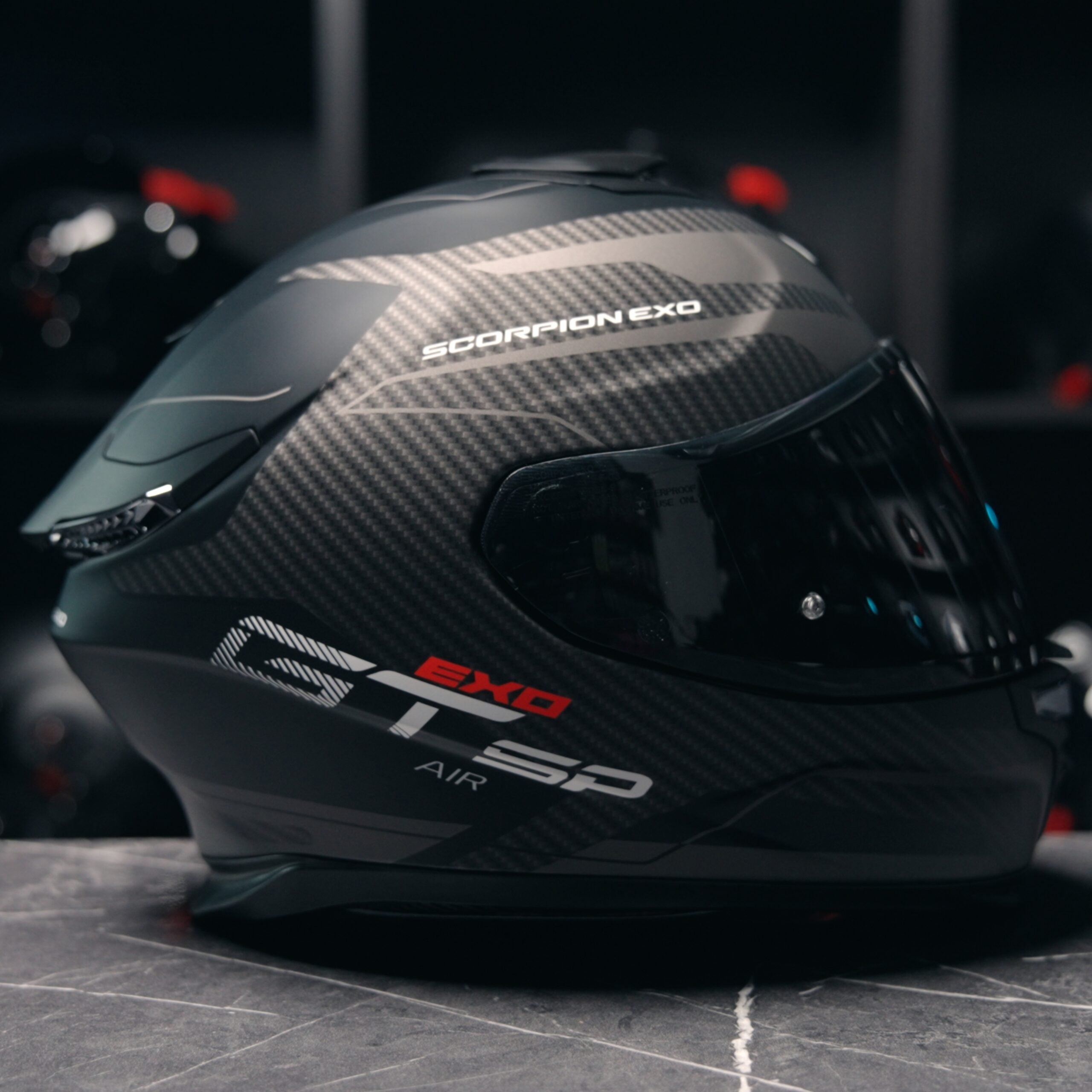 Scorpion EXO-GT SP Air Flex Matt Black Silver