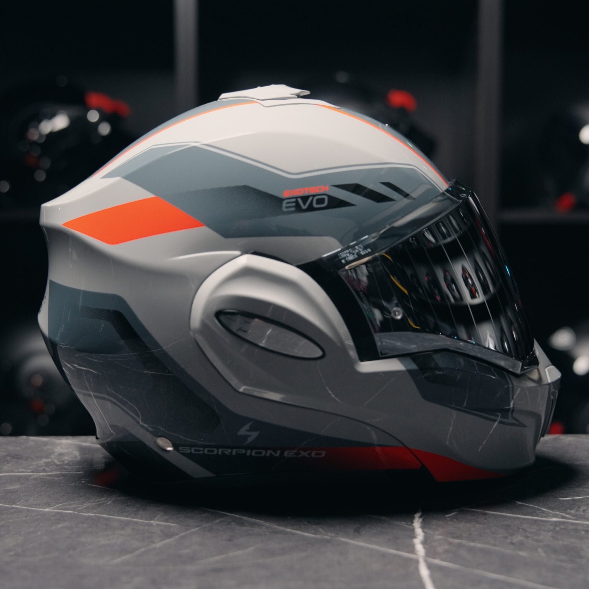 Scorpion Exo-Tech Evo Socius Grey Red