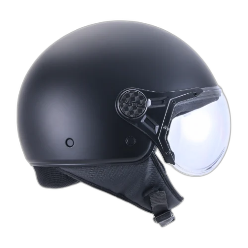 Helm Vito Jet Lavello Mat Zwart